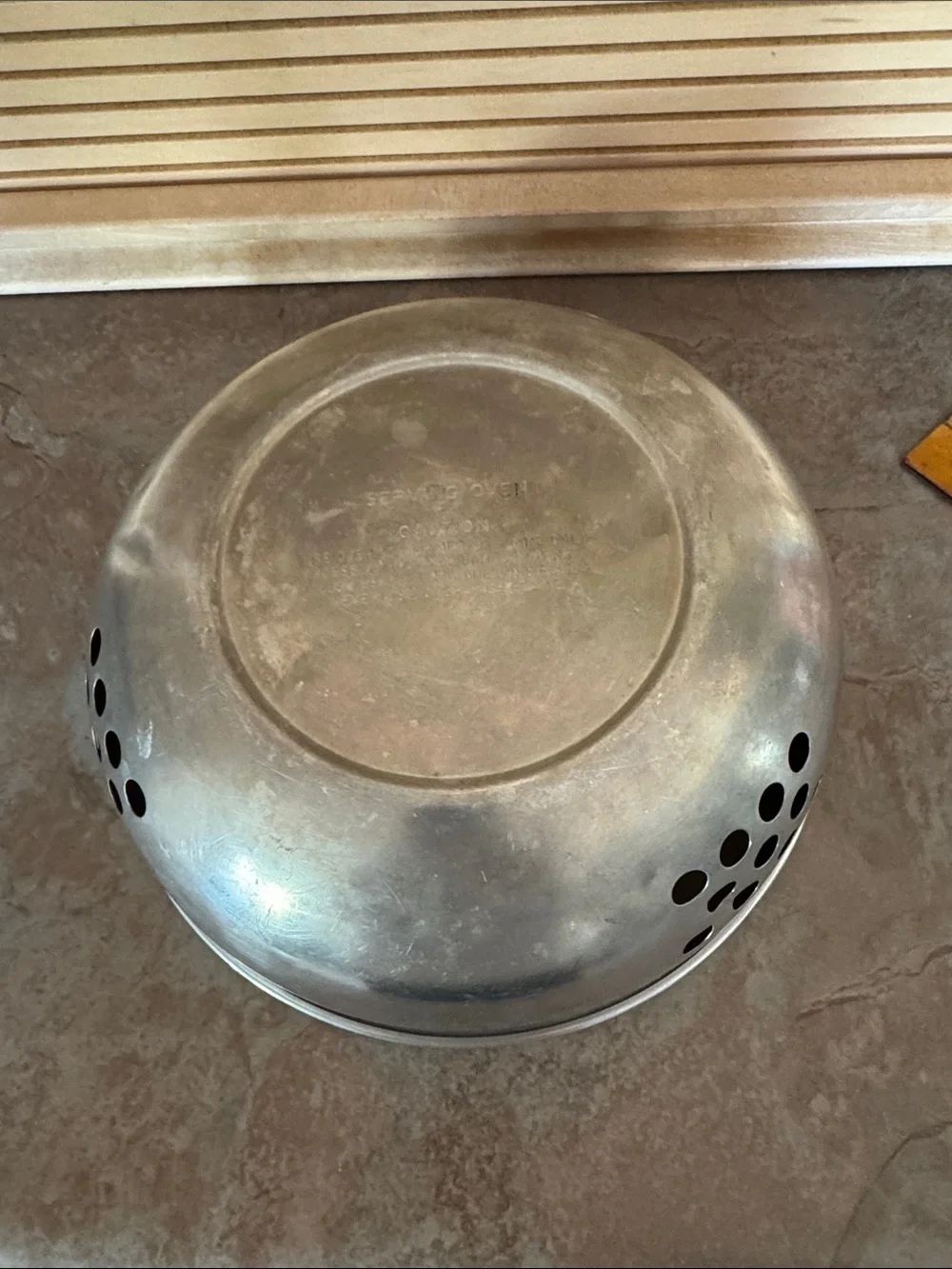 Multipurpose Stainless Steel Strainer Bowl - Silver